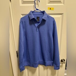 Mens Head Golf Long Sleeve Sweater Polo Pullover